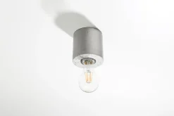 Deckenspot SALGADO Beton - 1x E27 Fassung - max. 60W - exkl. LED's