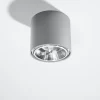 Deckenspot TIUBE Grau - 1x GU10 / ES111 Fassung - max. 40W - exkl. LED's