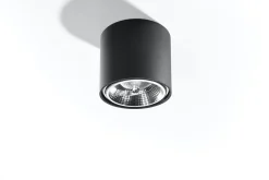Deckenspot TIUBE Schwarz - 1x GU10 / ES111 Fassung - max. 40W - exkl. LED's