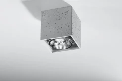 Deckenspot VALDE Beton - 1x GU10 Fassung - max. 40W - exkl. LED's