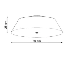 Deckenspot VEGA 60 Weiß - 5x E27 Fassung - max. 5x60W - exkl. LED's