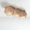 Deckenspot WOODY 3 Holz Natur - 3x GU10 Fassung - max. 3x40W - exkl. LED's
