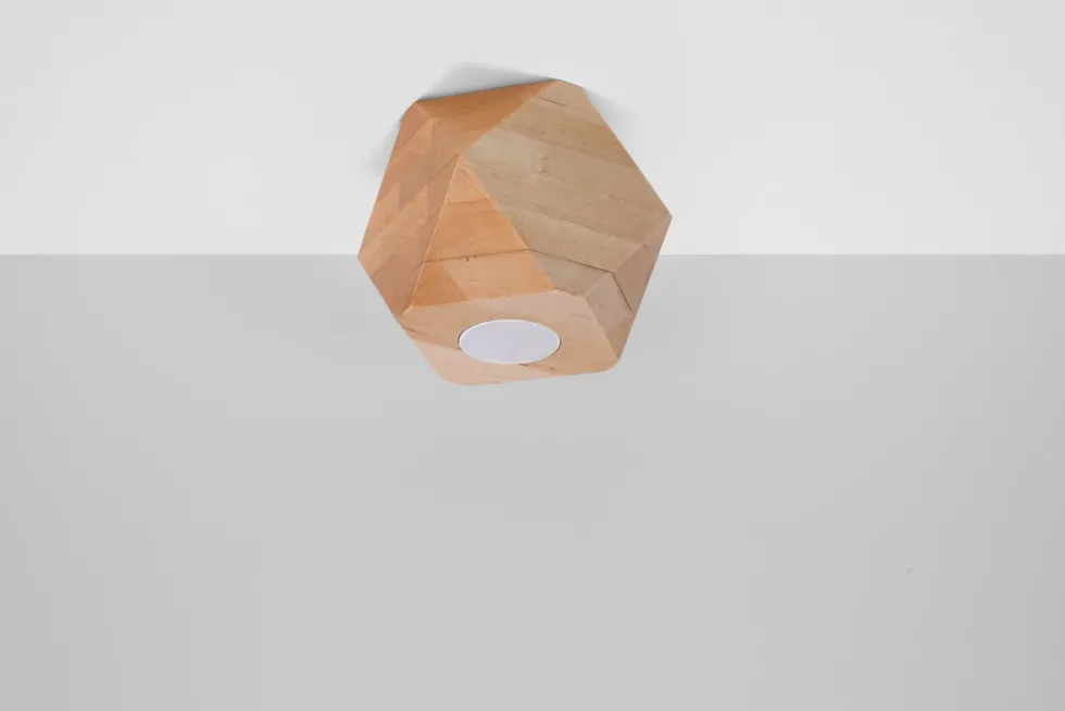 Deckenspot WOODY 1 Holz Natur - 1x GU10 Fassung - max. 40W - exkl. LED's