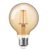 Dimmbare E27 LED Lampe - XL Globe Fadenlampe - G125 - 4W 2200K Extra Warmweiß