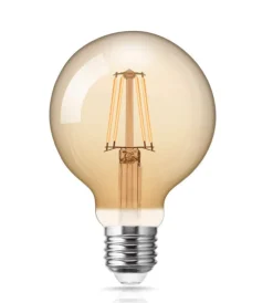 Dimmbare E27 LED Lampe - XL Globe Fadenlampe - G125 - 4W 2200K Extra Warmweiß