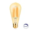 Dimmbare LED Fadenlampe E27 ST64 6W 2200K extra Warmweiß