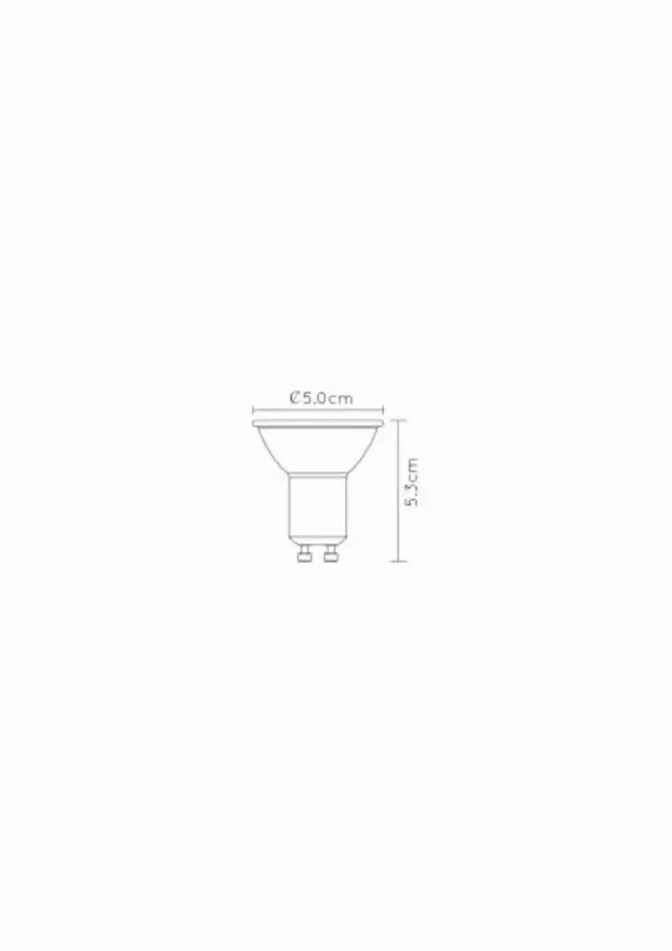 Dimmbarer LED-Spot GU10 PAR16 - Weiß - 4,9W 355Lm - DTW 2200K-2700K Dim To Warm | UGR15 - Dimtone Dimmbar - CRI95 Beste Farbwiedergabe - Ersetzt 30W