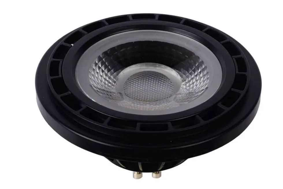 Dimmbarer LED Strahler AR111 GU10 - Schwarz - 12W 820Lm - Dimtone 2200K-3000K | TRIAC DIM - CRI93 - 40 ° Abstrahlwinkel