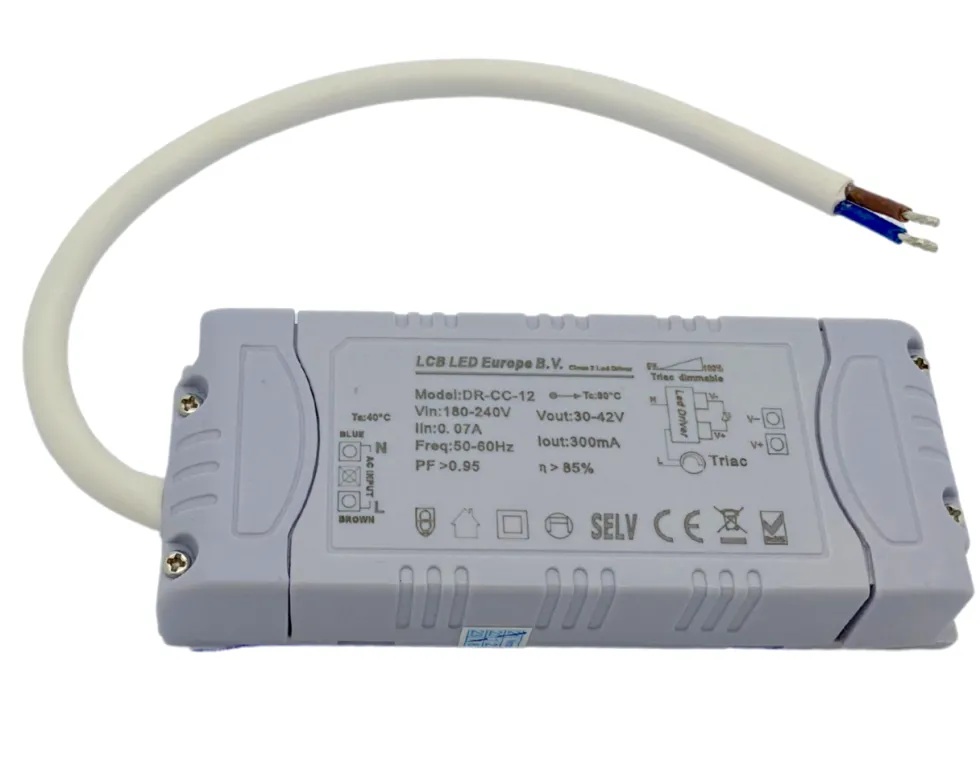 Dimmbarer LED Trafo - Triac / Phasenanschnitt - für 12W LED Panels
