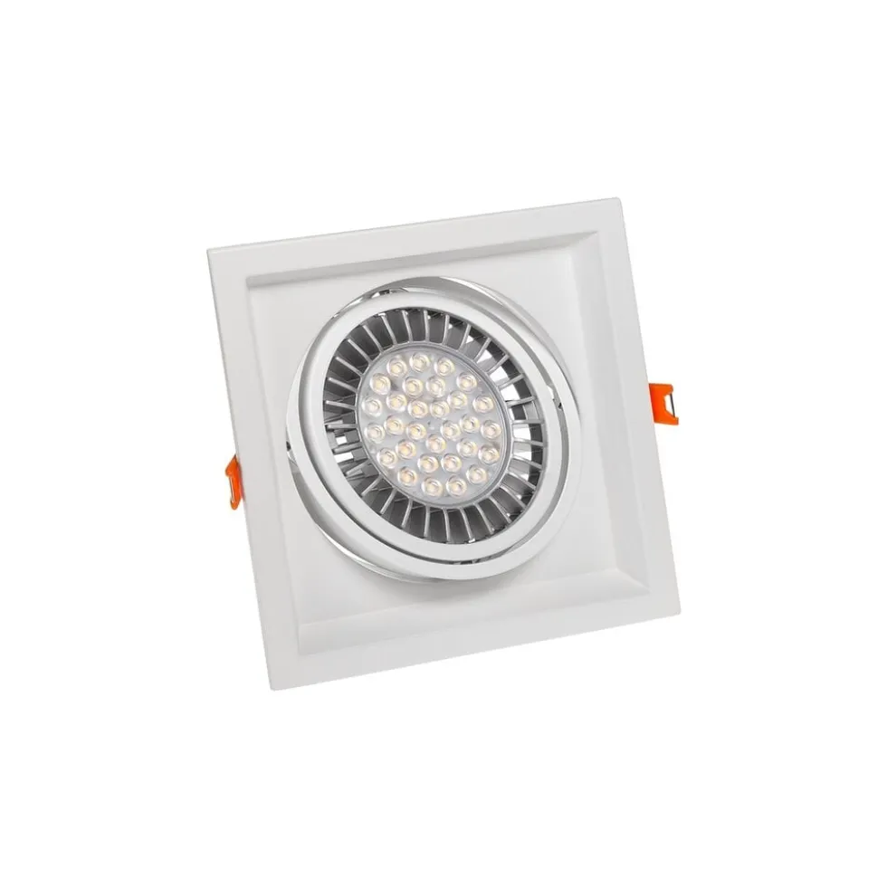 Einbaurahmen Maxi UNO - GU10 AR111 - exkl. LED Spot - Weiß
