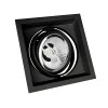 Einbaurahmen Maxi UNO - GU10 AR111 - exkl. LED Spot - Mattschwarz