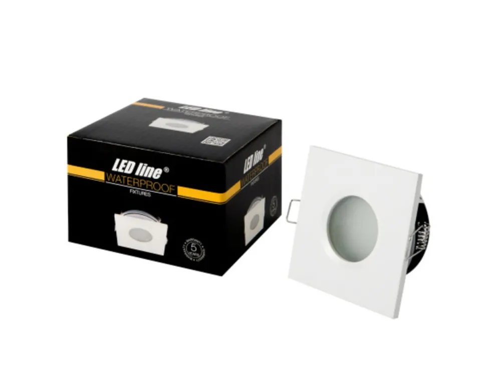 Einbaurahmen - Weiß - Sägegröße - 73mm - exkl. LED Spot