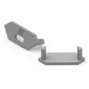 Endkappe für Aluminiumprofile - Silber