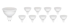 10er Pack - GU5.3 LED Spots - 4-5W entspricht 42W - Lichtfarbe optional