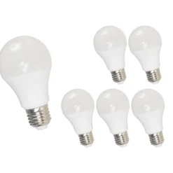 6er Pack - LED Lampe E27- A60 - 7W entspricht 70W - 3000K Warmweiß