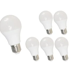 6er Pack - LED Lampe E27- A60 - 7W entspricht 70W - 4000K Neutralweiß