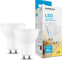 2er-Pack LED Spot GU10 dimmbar - 6W entspricht 45W - 2700K Warmweiß
