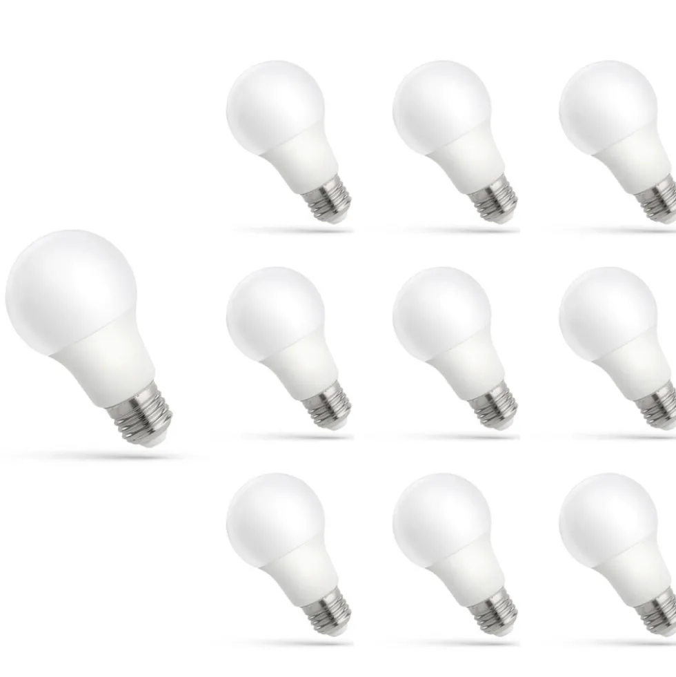 10er Vorteilspack LED Lampe E27- A60 - 8,8W entspricht 100W - 3000K Warmweiß
