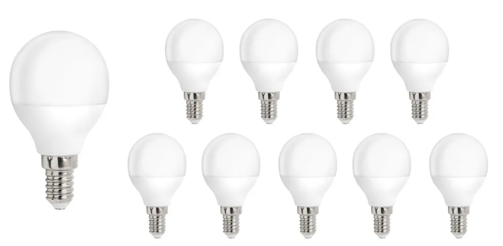 10er Vorteilspack LED Lampe - E14 Sockel - 8W entspricht 50W - 4000K Neutralweiß
