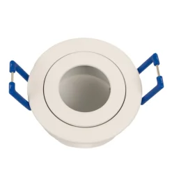GU11 / MR11 Spot Einbaurahmen 45 mm - Außengröße 55 mm - Weiß - rund - wasserdicht IP44