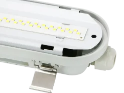 Hermetische LED-Feuchtraumleuchte RANGER PRIME DALI 4000K 80W IP66 150cm grau