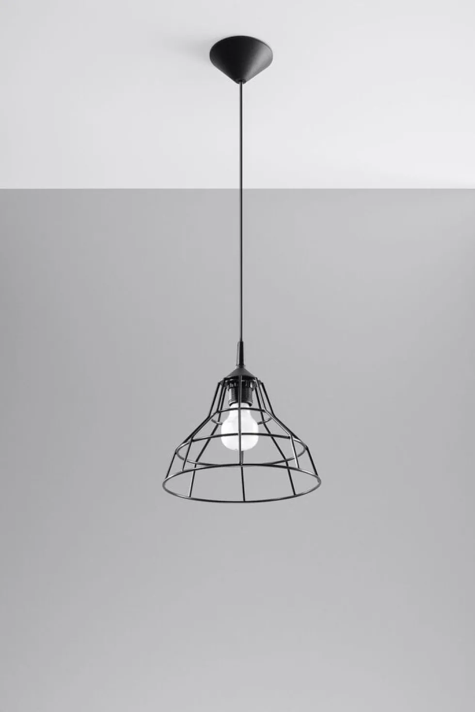 Hängeleuchte ANATA Schwarz - 1x E27 Fassung - max. 60W - exkl. LED's