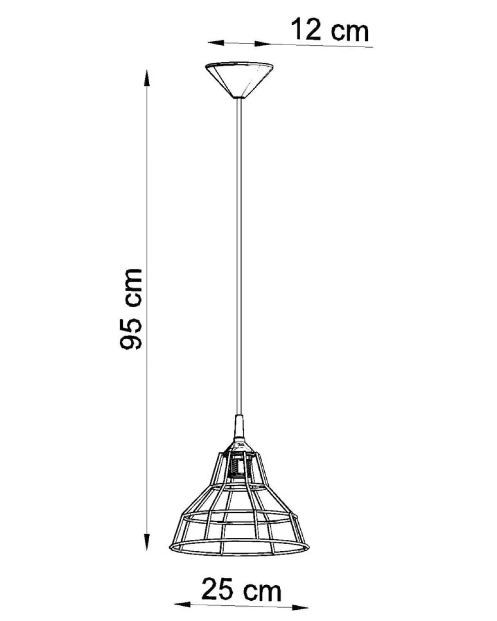 Hängeleuchte ANATA Weiß - 1x E27 Fassung - max. 60W - exkl. LED's