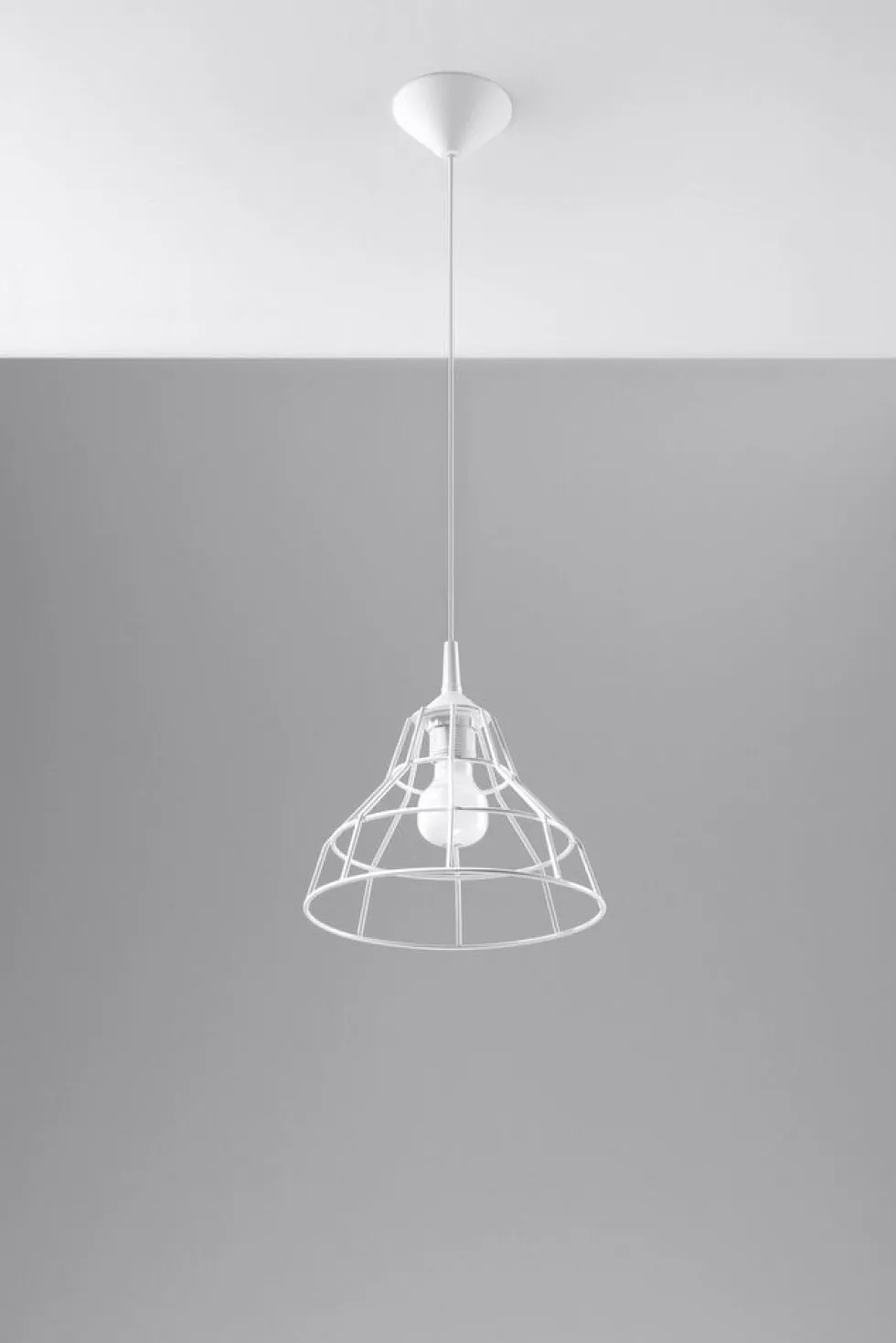 Hängeleuchte ANATA Weiß - 1x E27 Fassung - max. 60W - exkl. LED's