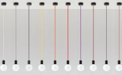 Hängeleuchte EDISON Rot - 1x E27 Fassung - max. 60W - exkl. LED's