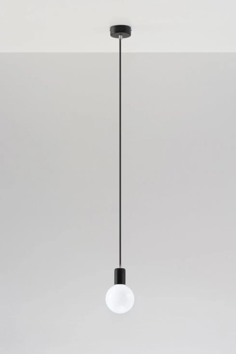 Hängeleuchte EDISON Schwarz - 1x E27 Fassung - max. 60W - exkl. LED's