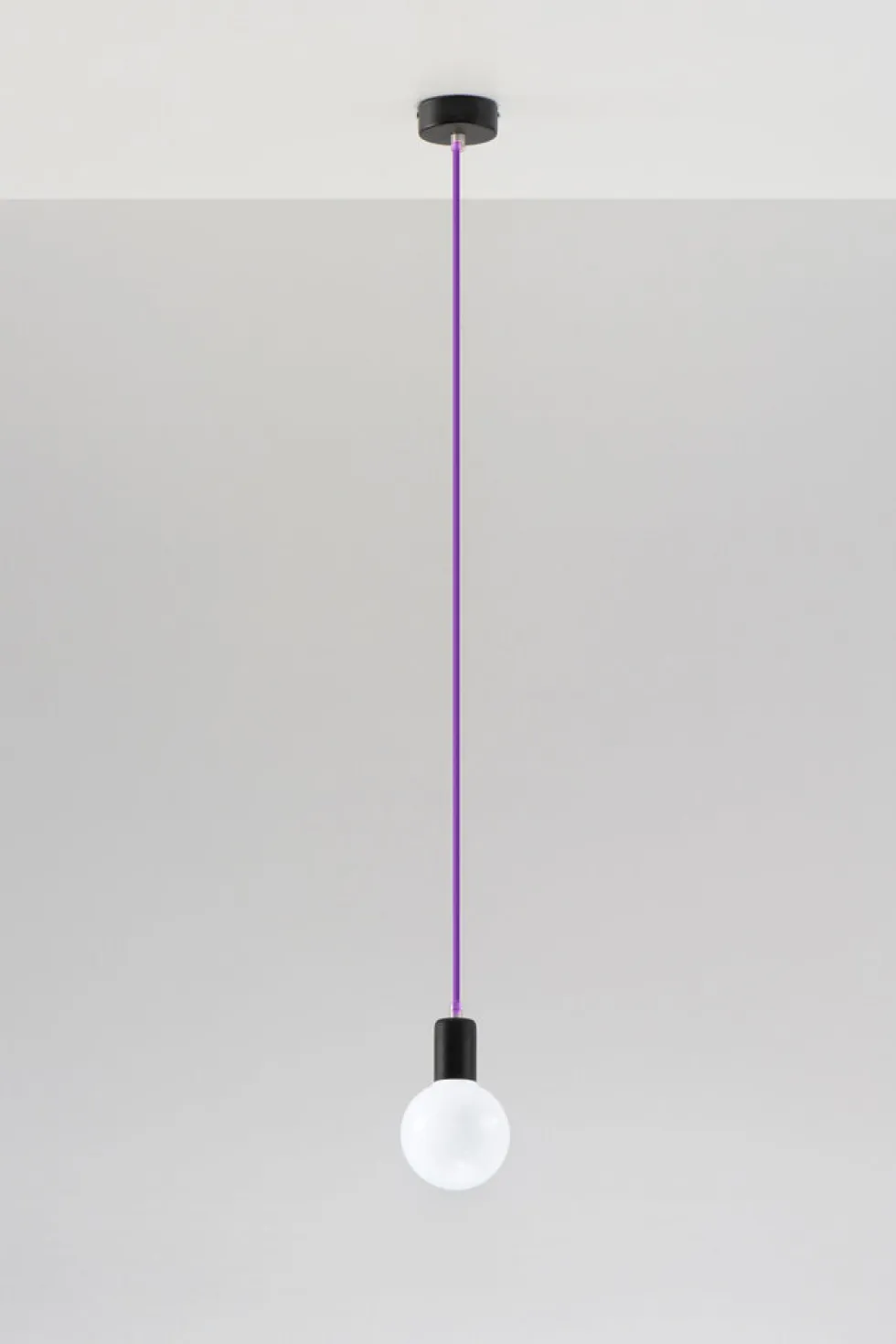 Hängeleuchte EDISON Violett - 1x E27 Fassung - max. 60W - exkl. LED's