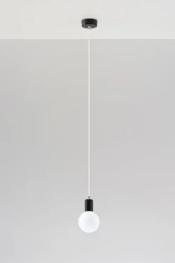 Hängeleuchte EDISON Weiß - 1x E27 Fassung - max. 60W - exkl. LED's