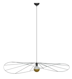 Hängeleuchte ESKOLA 70 Schwarz - 1x E27 Fassung - max. 60W - exkl. LED's