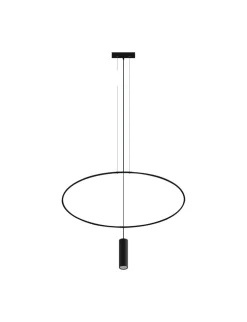 Hängeleuchte HOLAR 1 Schwarz - 1x GU10 Fassung - max. 40W - exkl. LED's