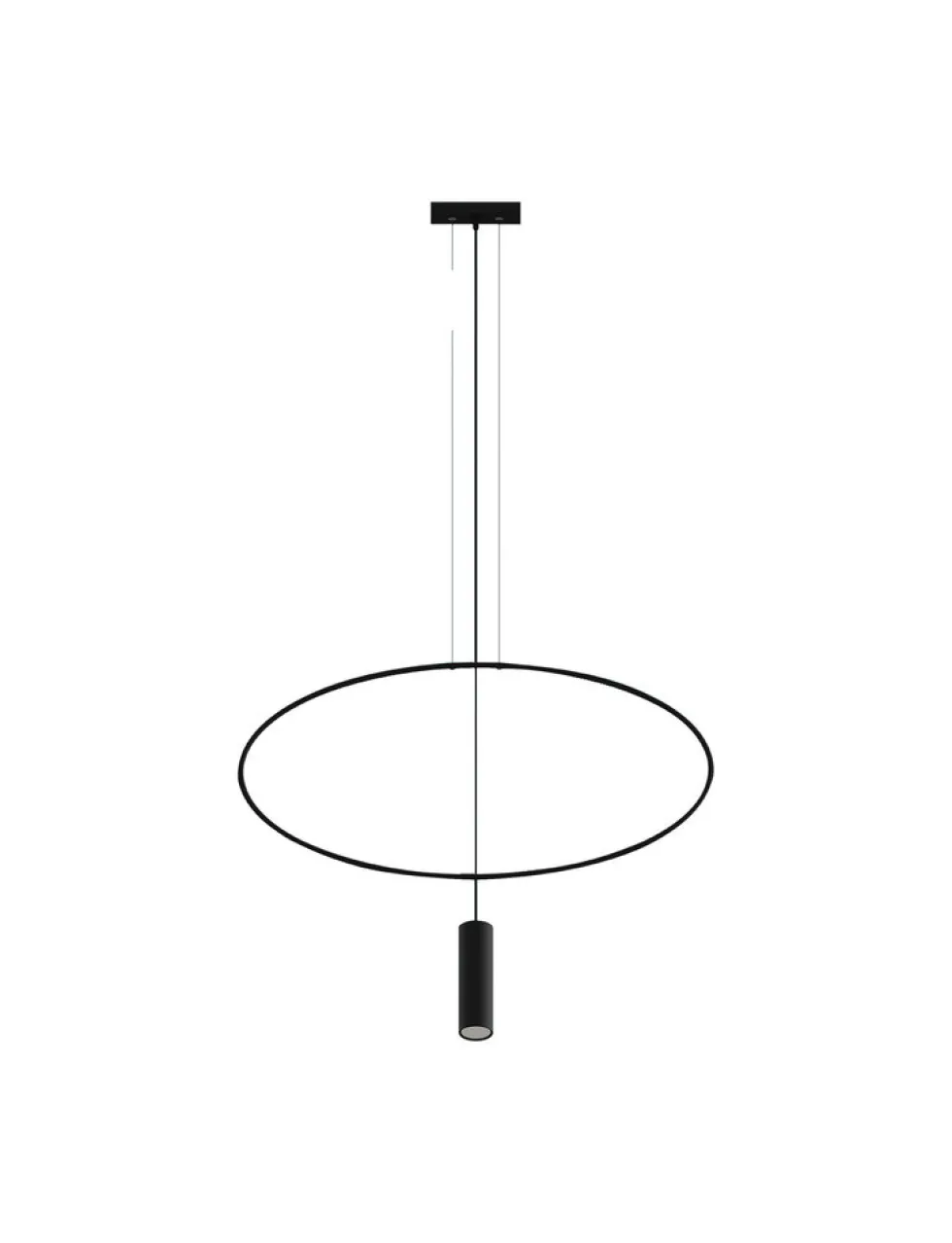 Hängeleuchte HOLAR 1 Schwarz - 1x GU10 Fassung - max. 40W - exkl. LED's