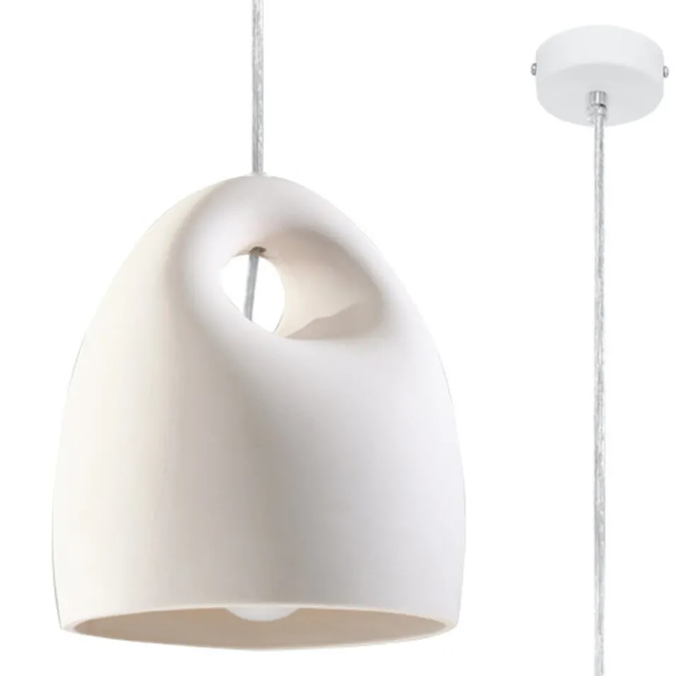 Hängeleuchte Keramik Lampe BUKANO - 1x E27 Fassung - max. 60W - exkl. LED's
