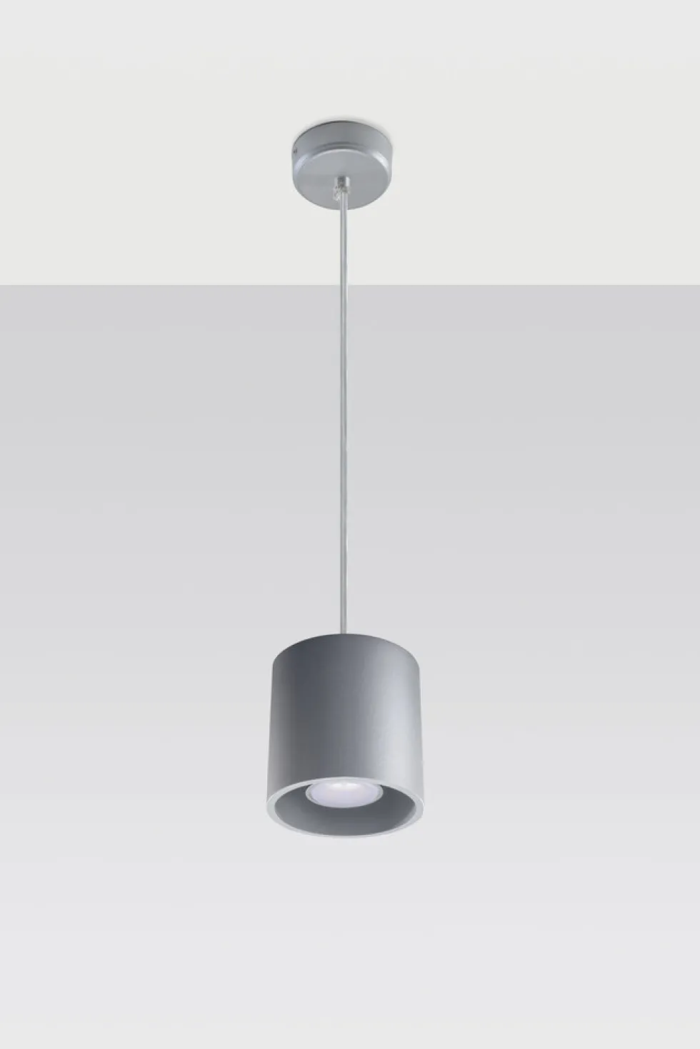 Hängeleuchte ORBIS 1 Grau - 1x GU10 Fassung - max. 40W - exkl. LED's