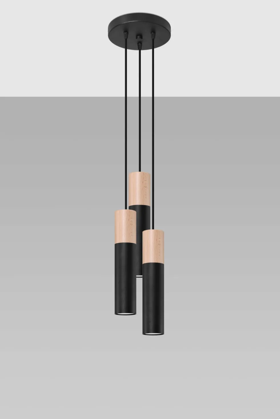 Hängeleuchte PABLO 3P Schwarz - 3x G9 Fassung - max. 3x40W - exkl. LED's