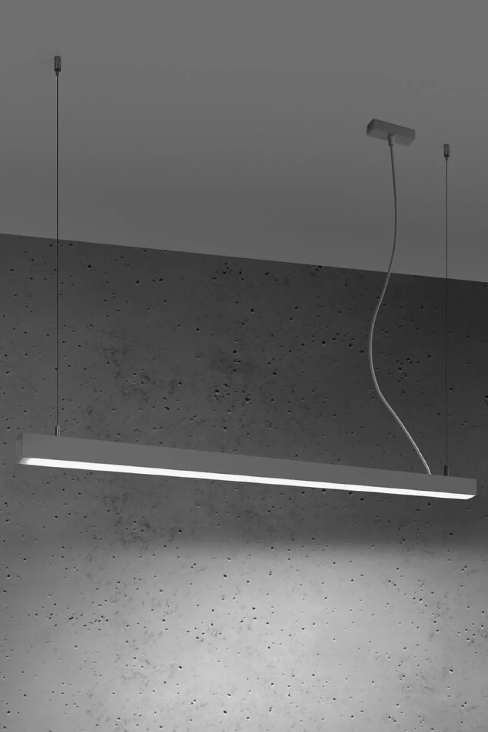 Hängeleuchte PINNE 117 Grau - 31W - 5100Lm - 4000K Neutralweiß