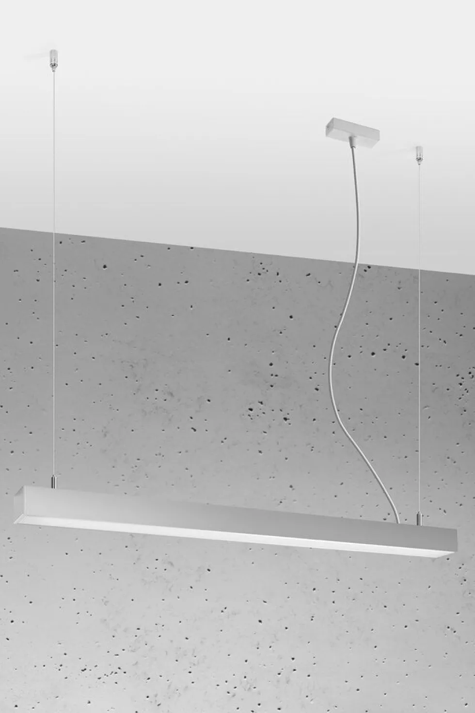Hängeleuchte PINNE 90 Grau - 25W - 4600Lm - 4000K Neutralweiß