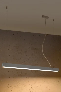 Hängeleuchte PINNE 90 Grau - 25W - 4600Lm - 3000K Warmweiß