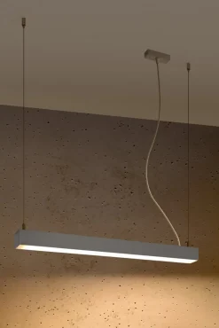 Hängeleuchte PINNE 67 Grau - 17W - 3179Lm - 3000K Warmweiß