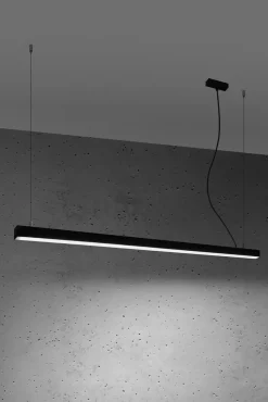 Hängeleuchte PINNE 150 Schwarz - 39W - 7200Lm - 4000K Neutralweiß