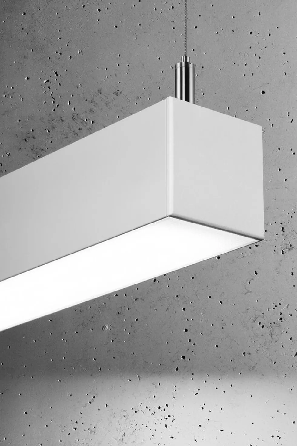 Hängeleuchte PINNE 90 Weiß - 25W - 4600Lm - 4000K Neutralweiß