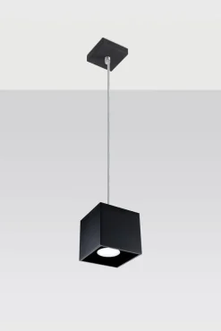 Hängeleuchte QUAD 1 Schwarz - 1x GU10 Fassung - max. 40W - exkl. LED's