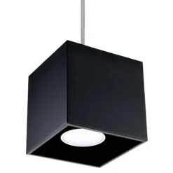 Hängeleuchte QUAD 1 Schwarz - 1x GU10 Fassung - max. 40W - exkl. LED's
