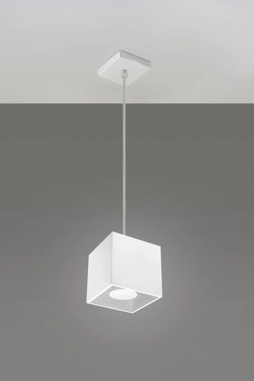 Hängeleuchte QUAD 1 Weiß - 1x GU10 Fassung - max. 40W - exkl. LED's