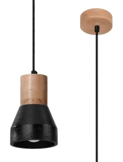 Hängeleuchte QUBIC Schwarz - 1x E27 Fassung - max. 60W - exkl. LED's