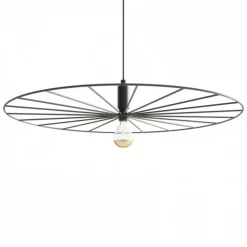 Hängeleuchte SIRKEL 60 Schwarz - 1x E27 Fassung - max. 60W - exkl. LED's