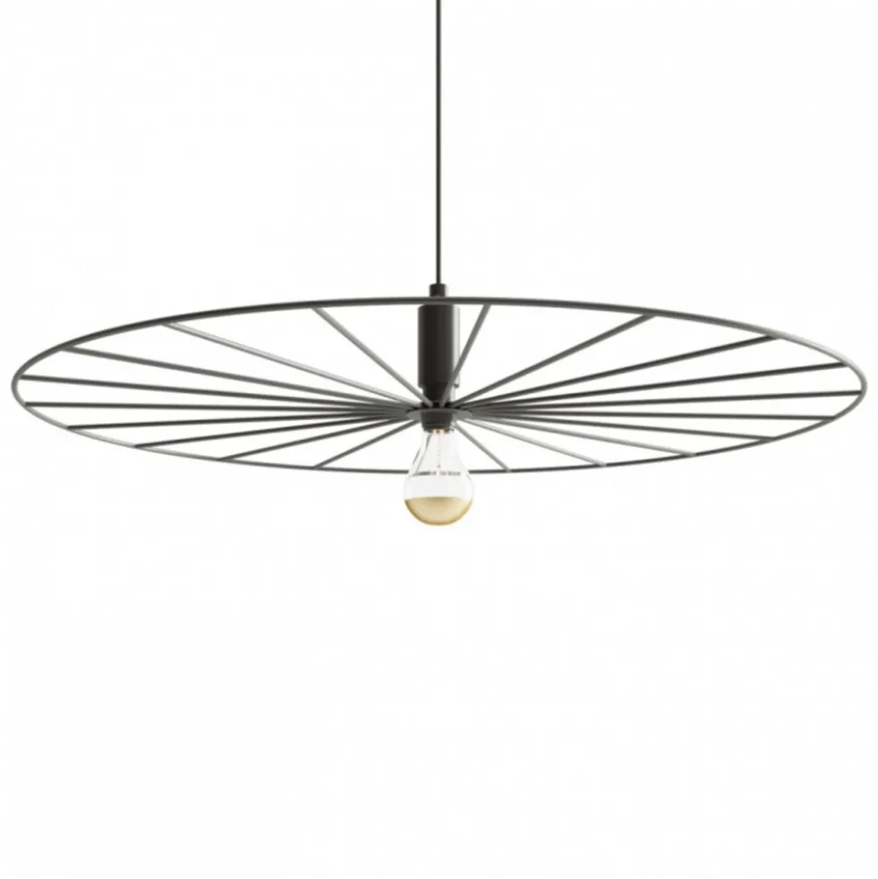 Hängeleuchte SIRKEL 60 Schwarz - 1x E27 Fassung - max. 60W - exkl. LED's